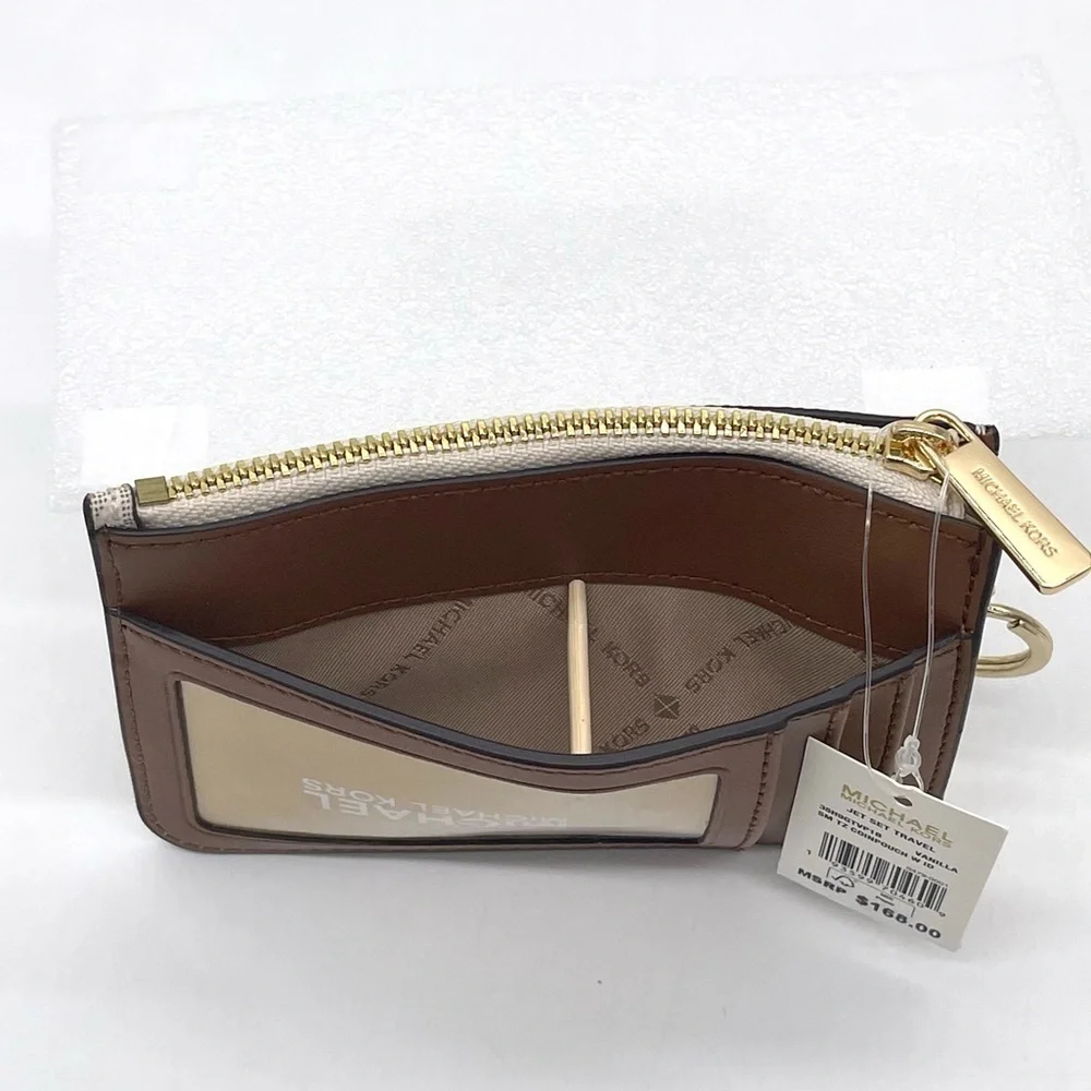 Michael Kors Small Top Zip Coinpouch w/ID